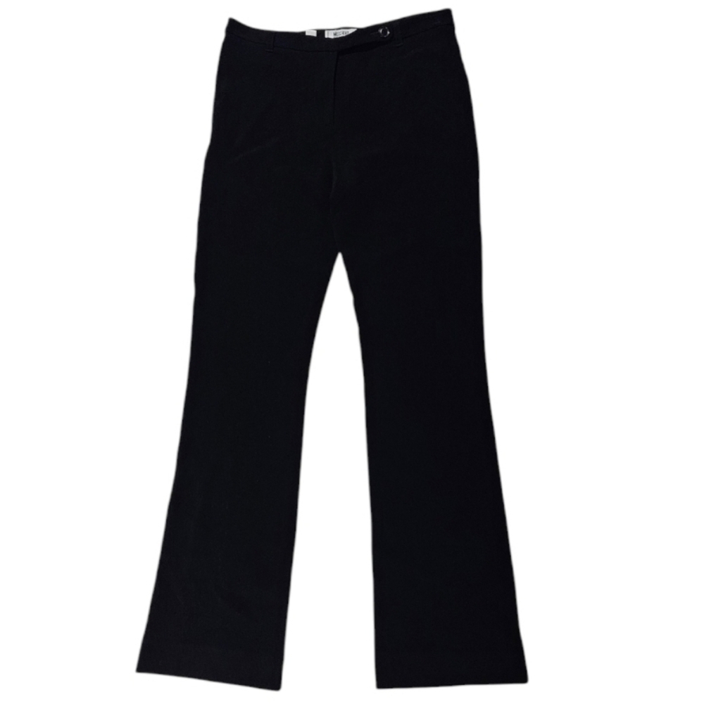 Moschino Cheap & Chic Vintage Black Straight Leg Trouser Pants sz 6 (28) EUC
